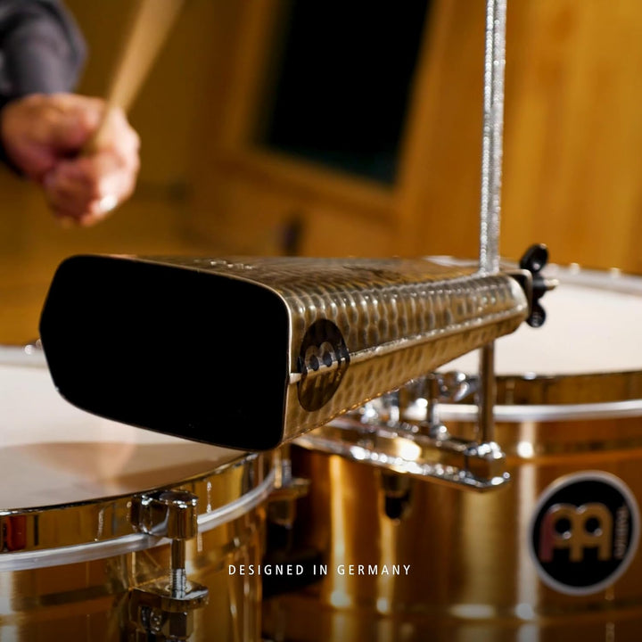 Meinl Percussion STB80BHH-S Cowbell, handgehämmert, 20,32 cm (8 Zoll) big mouth, steel