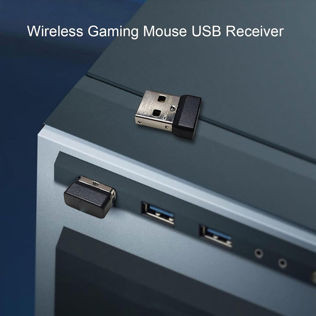 Dpofirs USB-Empfänger für G305 G304, Kabellose Gaming-Maus, USB-Dongle, Maus-Empfänger-Adapter, Ersa