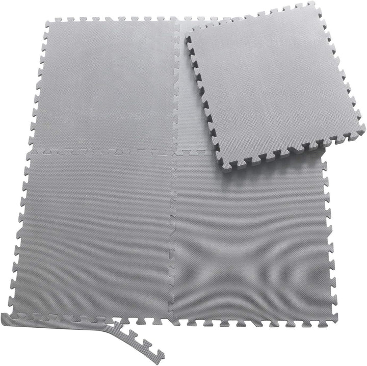 Sporttrend 24® 18 Schutzmatten + 36 Randstücke in schwarz und weiteren Farben 30x30x1 cm | Bodenschu