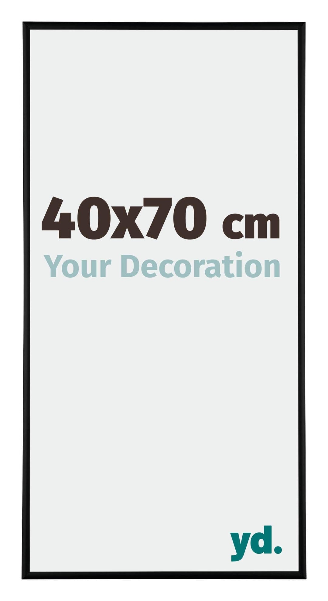 yd. Your Decoration - Bilderrahmen 40x70 cm - Bilderrahmen aus Aluminium mit Acrylglas - Antireflex