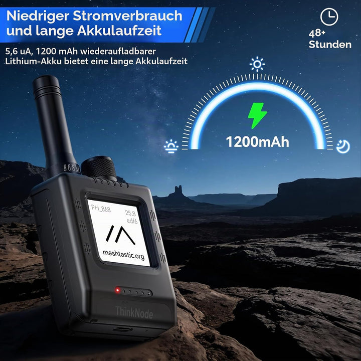 LoRa Meshtastic Devices ThinkNode M5 with GPS ESP32-S3 | WiFi Bluetooth 1.54 E-Ink Display SX1262 Wi