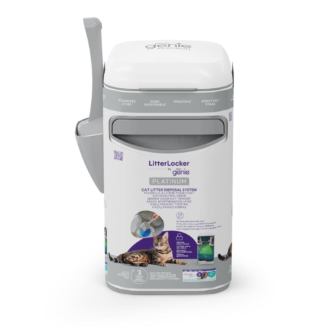 Litter Genie LitterLocker by Litter Genie Platinum Eimer weiss, Weiss