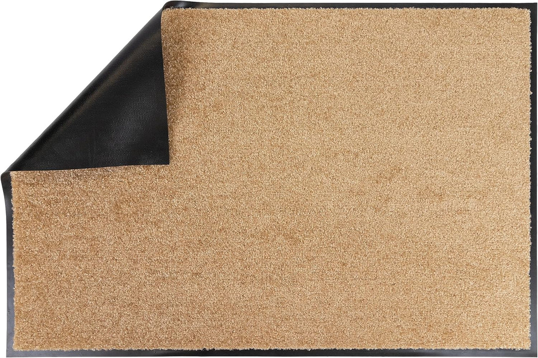 Primaflor Schmutzfangmatte CLEAN – Creme, 90x150 cm | Saugstarke, Schwer entflammbare Fussmatte | Ru