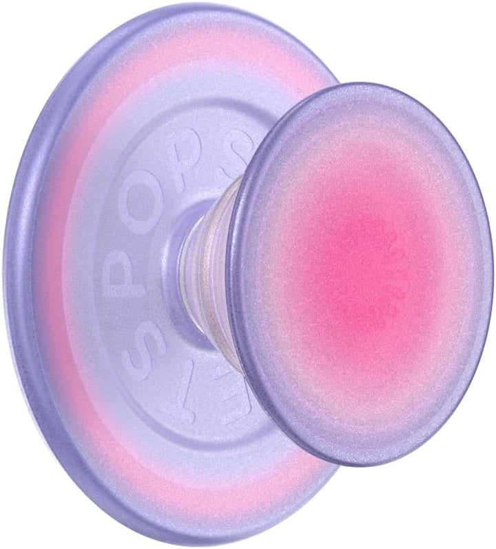 PopSockets: PopGrip Round für MagSafe - Inklusive Adapterring für MagSafe - Ausziehbarer Sockel und