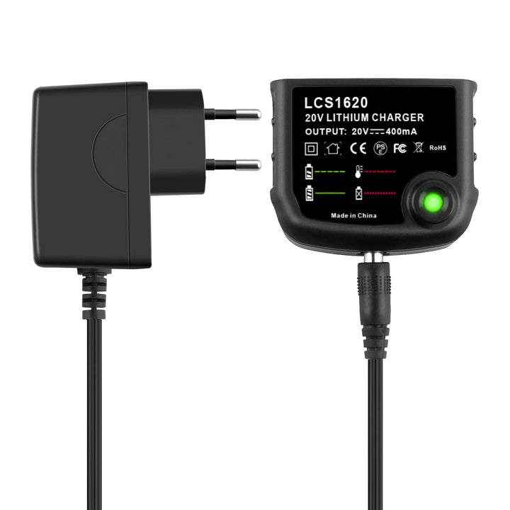 18V/20V Ersatz Ladegerät Kompatibel mit Black & Decker Li-ion Akku BL2018 LBXR20-OPE LBXR20 LB20 LBX