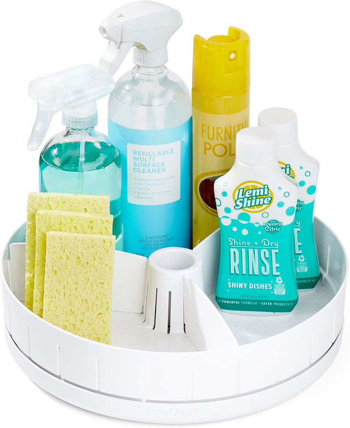 YouCopia 50264 SinkSuite Organizer für Waschbecken, Kunststoff, weiss SinkSuite Plattenspieler, Sink