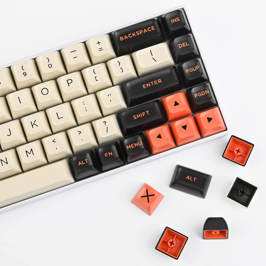 SOLIDEE 150 Tastenkappen ASA Profil PBT Key Cap Set für Cherry Mx Gateron Kailh Schalter 60% 65% TKL