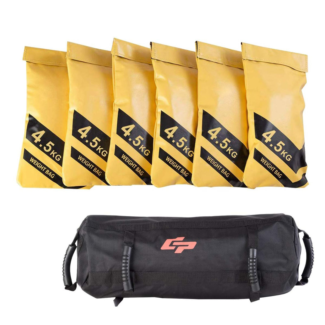 DREAMADE Power Bag, Einstellbarer Fitnesssandsack, Gewichtssack mit 6 Gummigriffe & Reissverschluss,