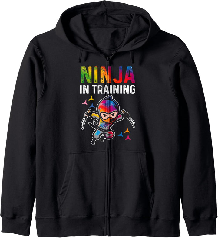 Ninja In Training Lustig Cool Kinder Kleidung Kinder Geschen Kapuzenjacke