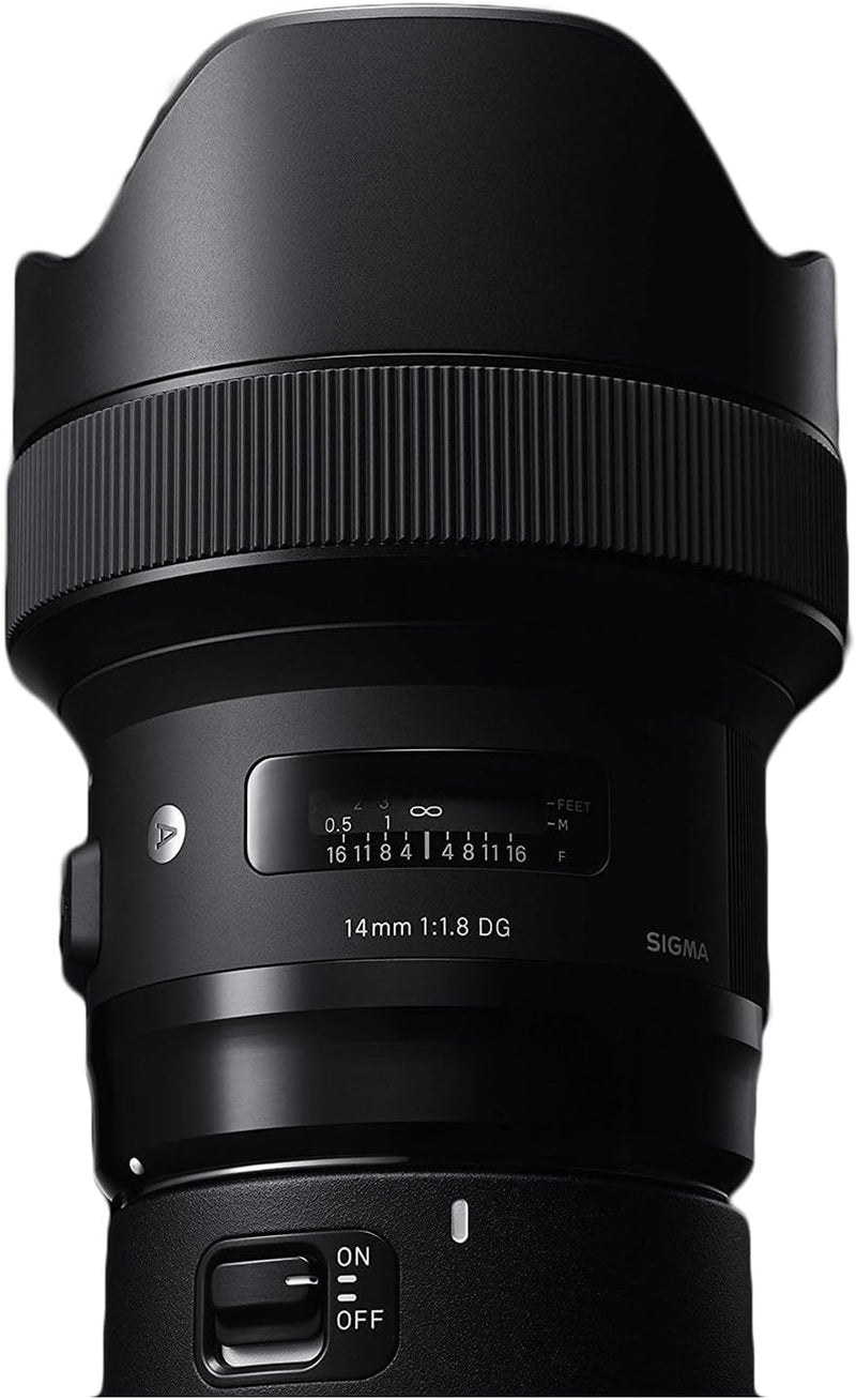 Sigma 14mm F1,8 DG HSM Art Objektiv für Sony-E Objektivbajonett für Sony-E Single, für Sony-E Single