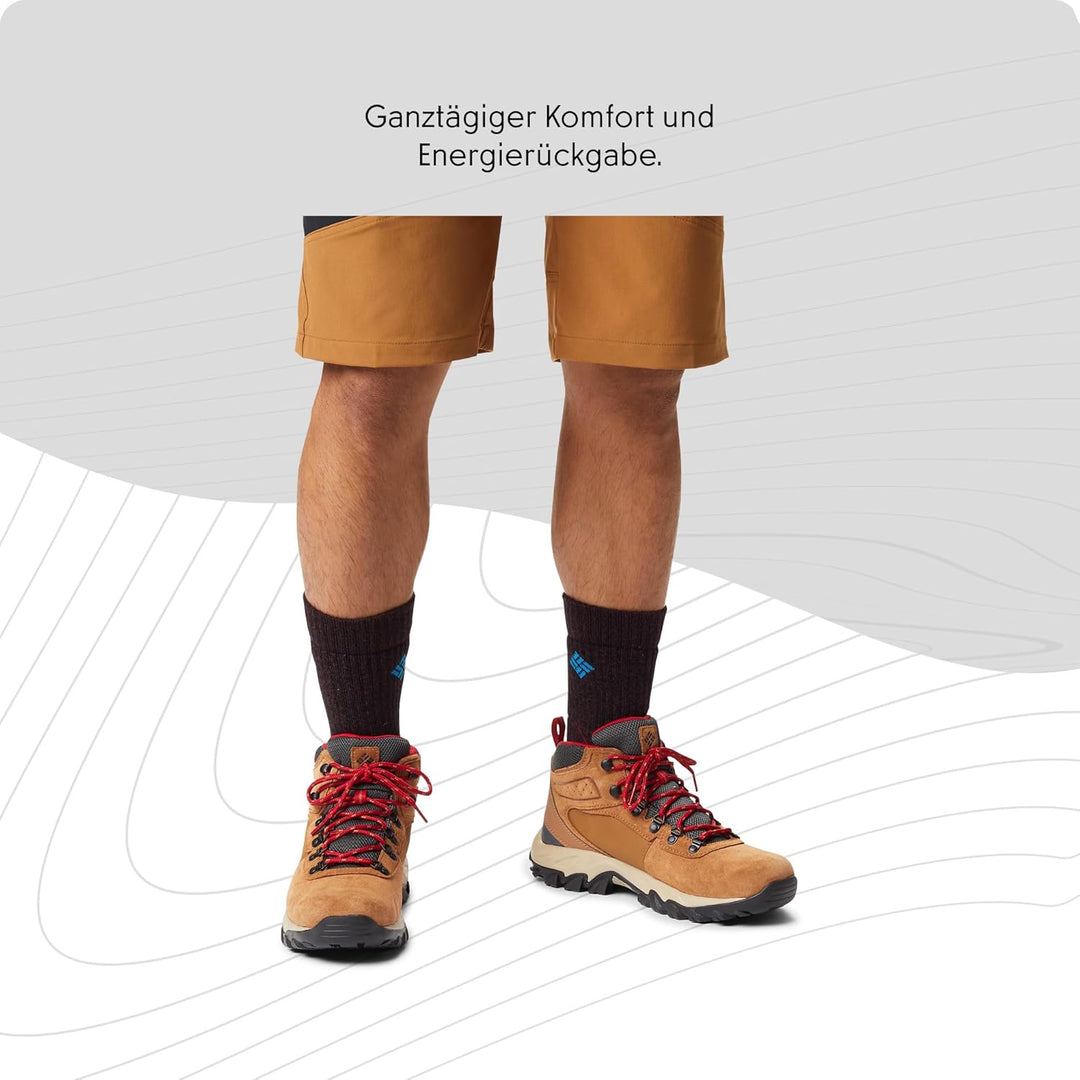Columbia Herren Newton Ridge Plus 2 Suede WpWanderstiefel 40 EU Elk Mountain Red, 40 EU Elk Mountain