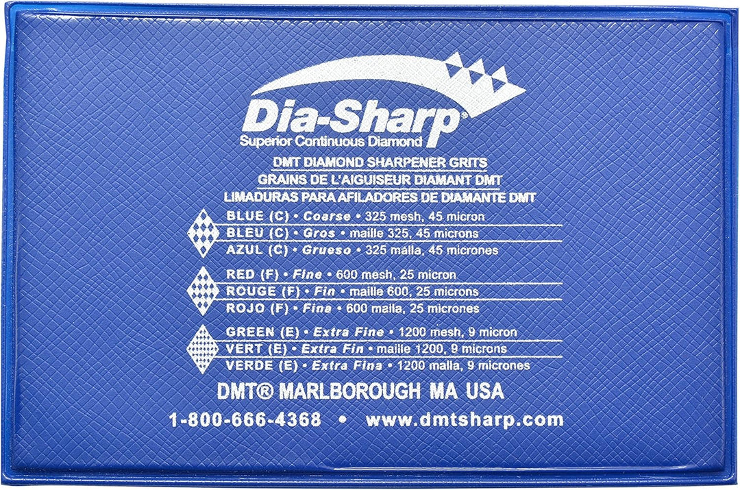 DMT Dia-Sharp® Diamant Taschenschleifstein im Kreditkartenformat Grob, Kompakter Wetzstein für Messe