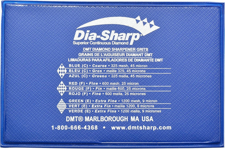 DMT Dia-Sharp® Diamant Taschenschleifstein im Kreditkartenformat Grob, Kompakter Wetzstein für Messe