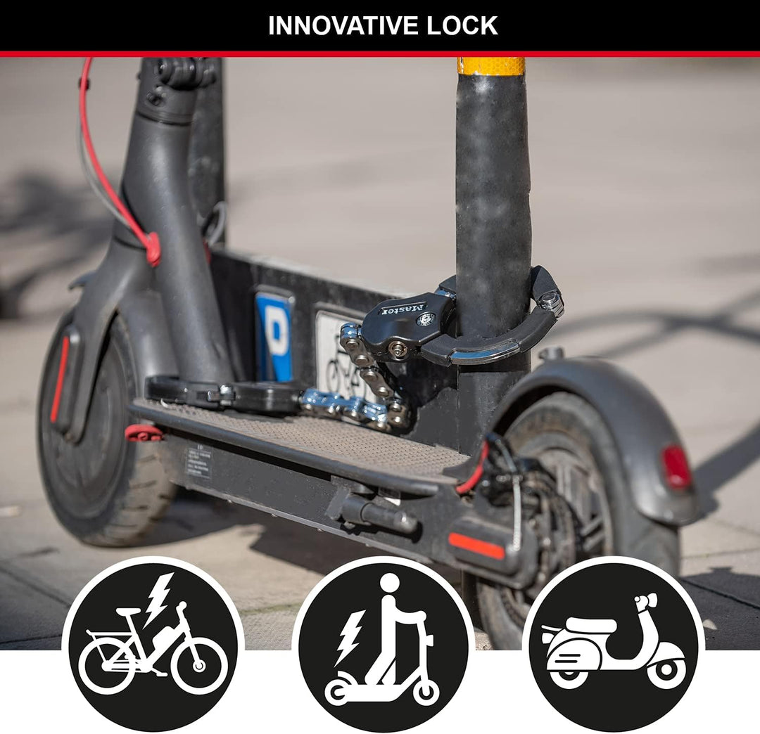 Master Lock zertifiziert und patentierte E Scooter Schloss, Handschellenschloss, Fahrradschloss, 55