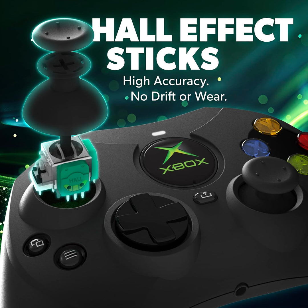 Hyperkin DucheS Wired Controller - black Schwarz, Schwarz