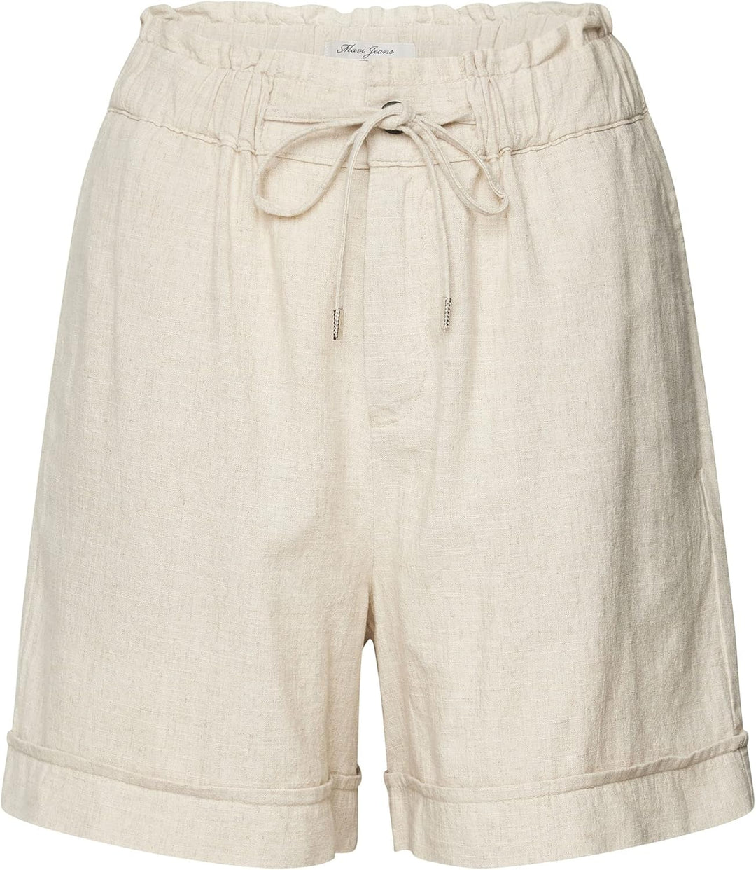Mavi Damen Linen Shorts Kurze Hose XS Beige, XS Beige