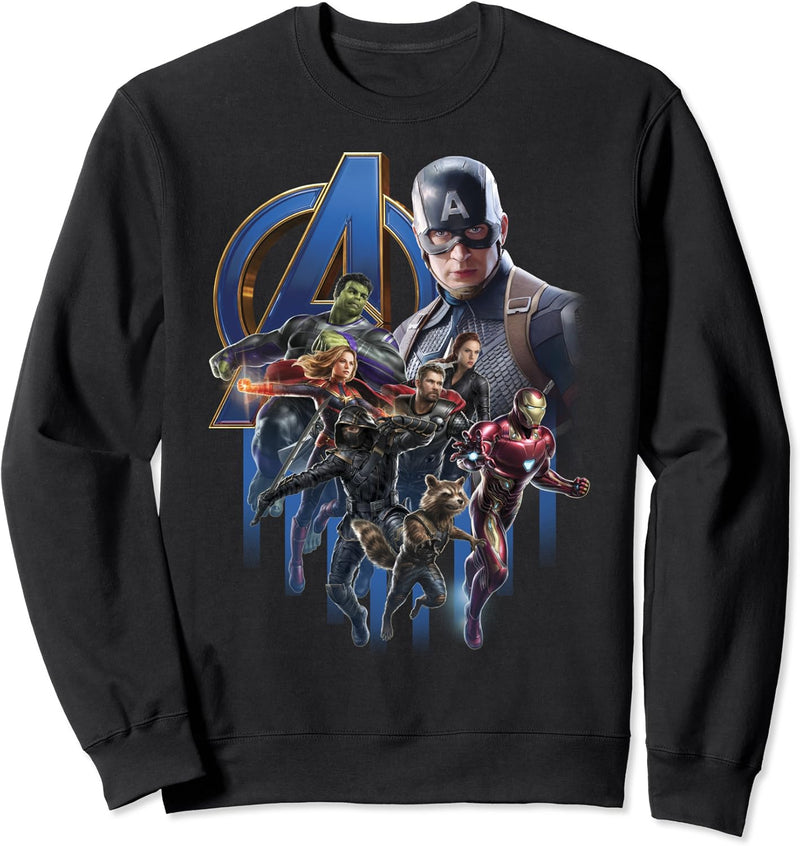 Marvel Avengers: Endgame Captain America Group Shot Sweatshirt