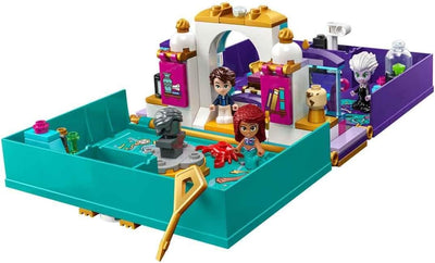 LEGO Disney Prinzessin Die kleine Meerjungfrau Märchenbuch Spielzeug zum Bauen für Kinder, Mädchen u