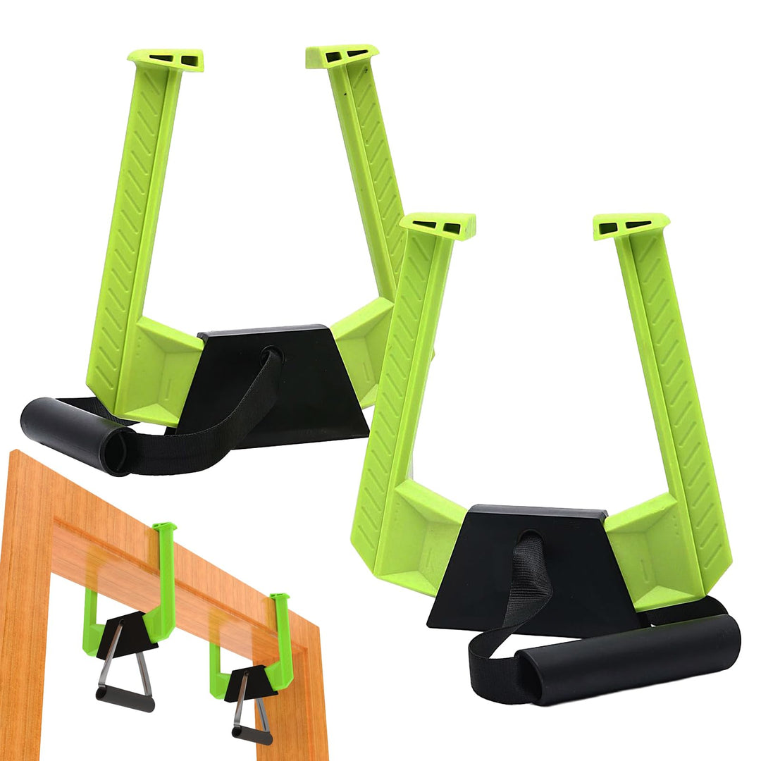 Klimmzugstange für Türrahmen, Tür-Trainingsgriffe, Bis 150 kg Belastbar, Ohne Bohren & Montagefrei,