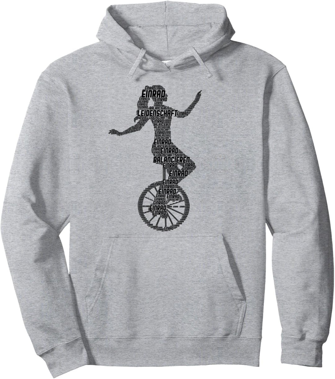 Einrad Mädchen Einradfahrerin Unicycle Kinder Pullover Hoodie
