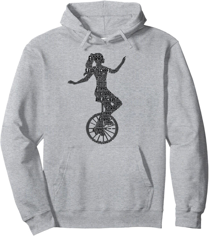 Einrad Mädchen Einradfahrerin Unicycle Kinder Pullover Hoodie