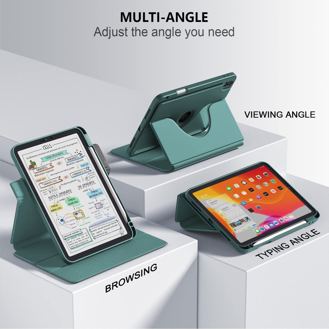 DINGGUAGUA Hülle für iPad 10 Generation 10.9 Zoll 2022 A2757/A2777,Hülle Abnehmbares Transparentes m