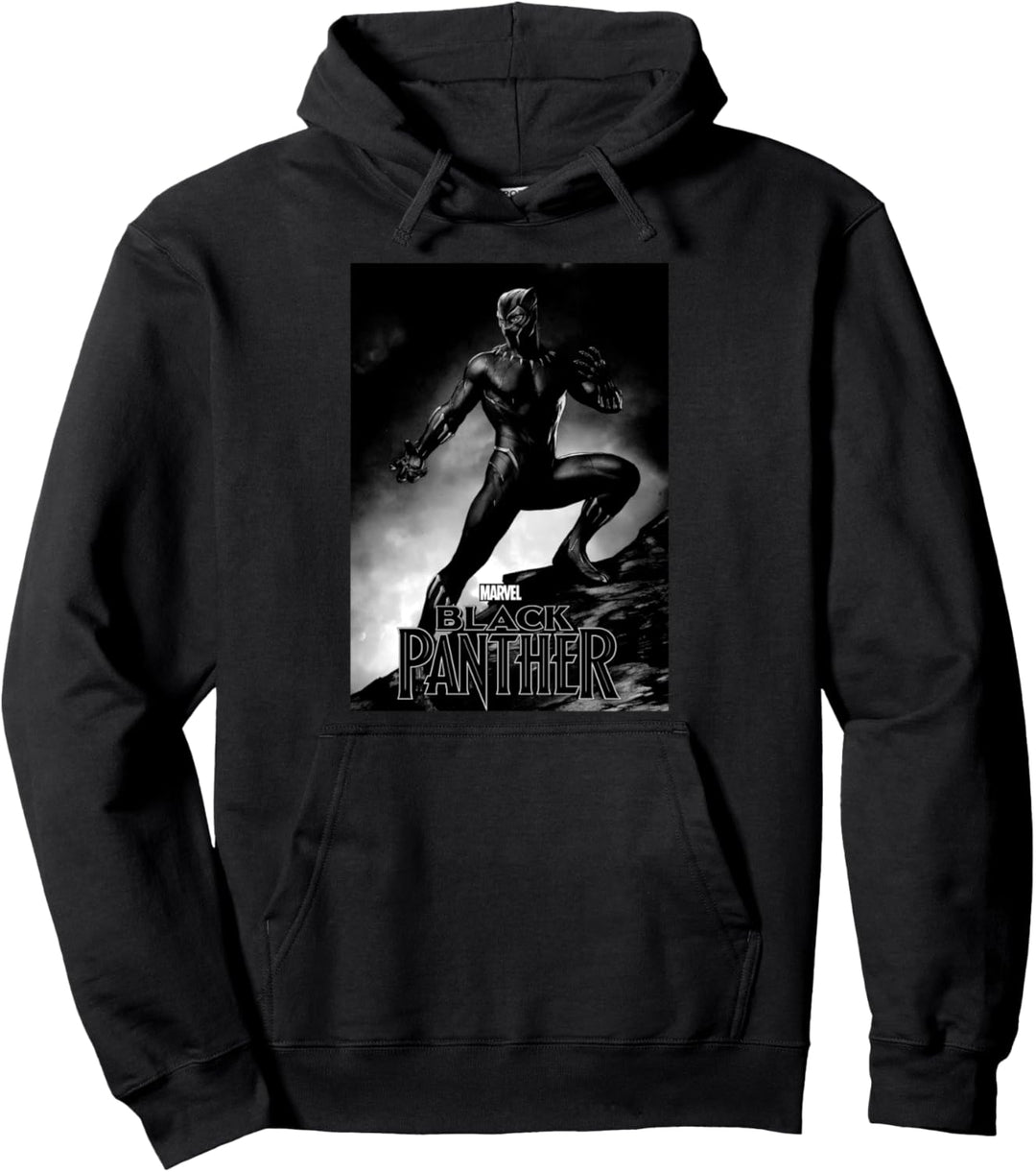 Marvel Black Panther Portrait Poster Pullover Hoodie