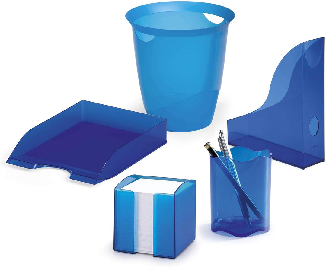 Durable Zettelkasten Trend, transluzent blau, 1701682540, Transluzent blau