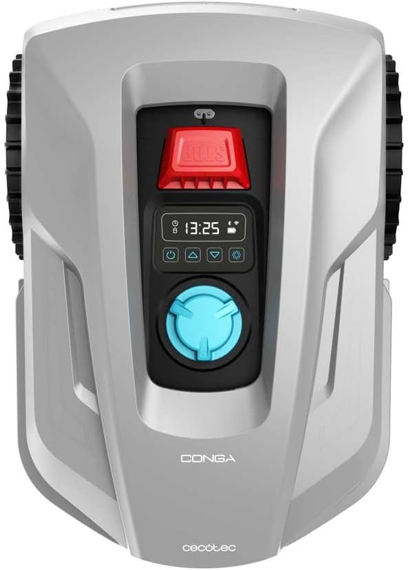Cecotec Rasenmähroboter mit App Conga Grasshopper 800 Connected. Digitaler Brushless Motor, Flächen