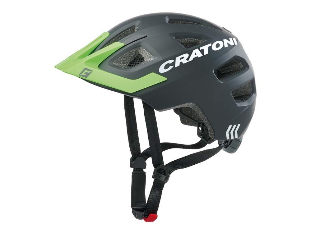 Cratoni Unisex – Erwachsene Maxster Pro Fahrradhelm, Schwarz/Neongrün, S