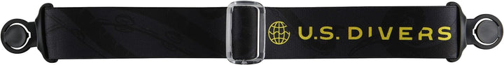 US Divers | Schnorchelmaske Avila für Erwachsene L BLACK DARK GREY, L BLACK DARK GREY