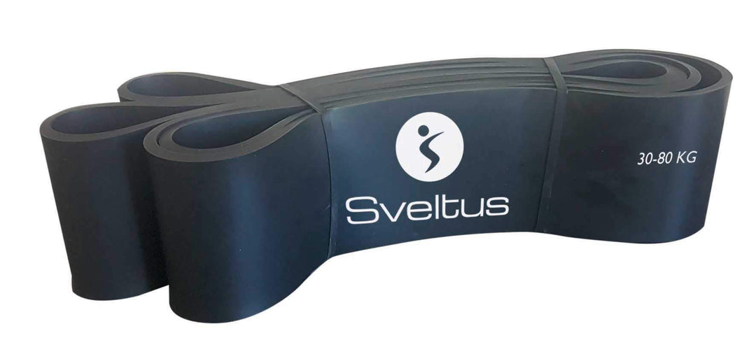 sveltus Power Band schwarz 30-80 kg Erwachsene Unisex Einheitsgrösse