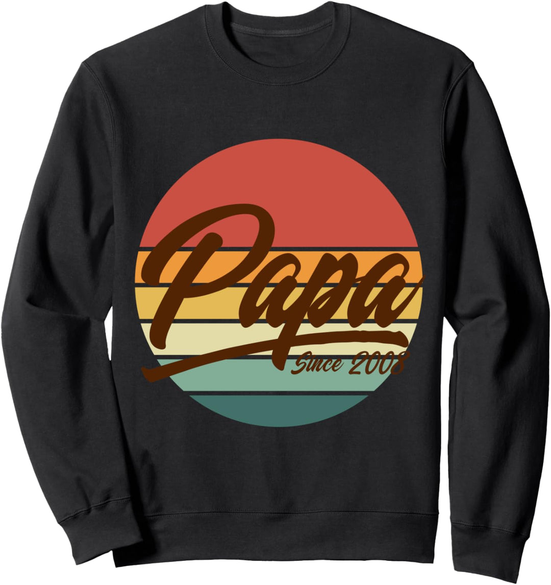 Papa seit 2008, 13. Geburtstag 13 Jahre alt Papa Sweatshirt