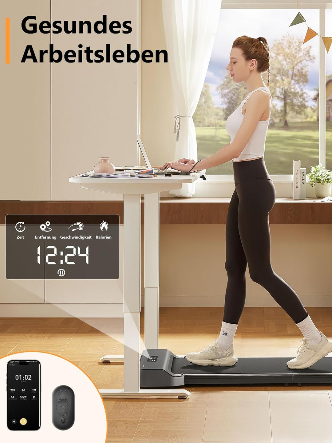 WalkingPad by KingSmith Z1, P1, A1 Pro, Z3 Hybrid+ Walking-Pad Laufband für Zuhause Büro klappbar (j