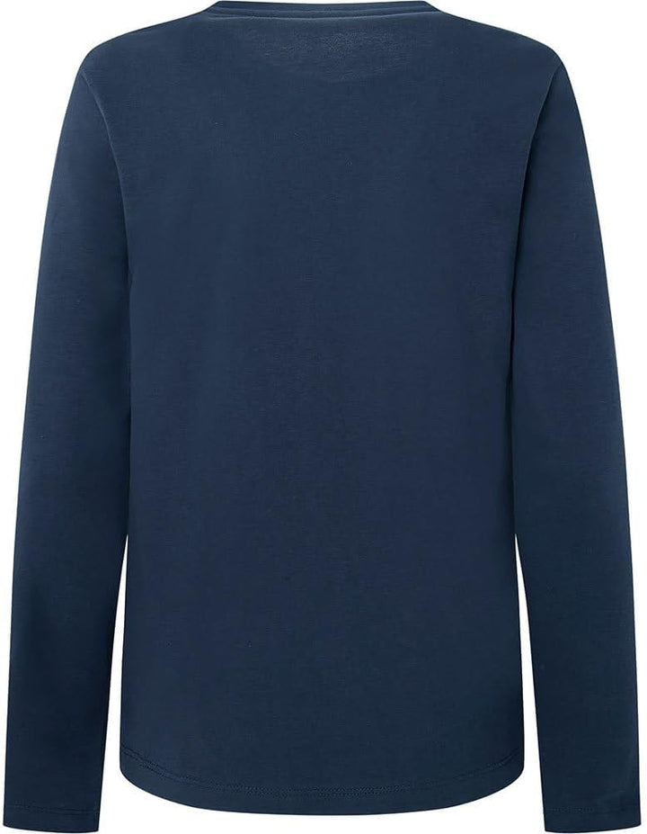 Pepe Jeans Herren Wendys Ls T-Shirt XS Blau (Dulwich), XS Blau (Dulwich)