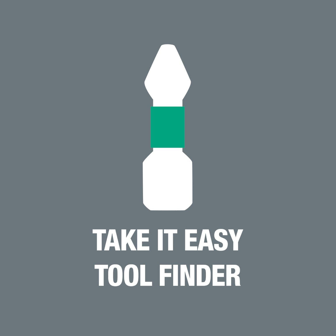Wera Bit-Sortiment, Bit-Box 15 Impaktor TX 30, 15-teilig, 05057776001, 7.4 x 6.9 x 2 cm