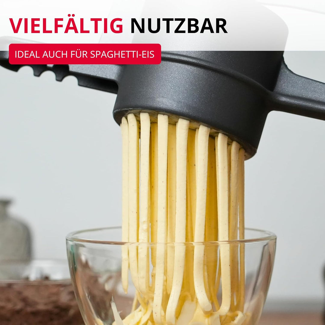 Westmark Spätzle- und Kartoffelpresse Spätzlechef, Traditionelle Lochung für Spätzle wie handgemacht