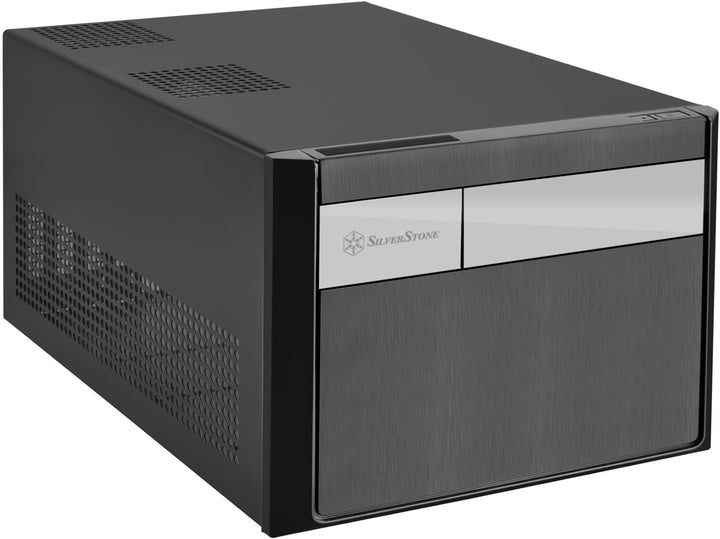 SilverStone SST-SG11B - Sugo Micro ATX Cube Gehäuse, schwarz, SST-SG11B