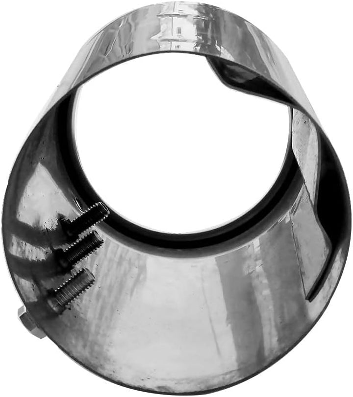 Auspuffblende Endrohr Auspuff Universell Schalldampf Endrohrblenden Blende Sport Edelstahl Rund bis