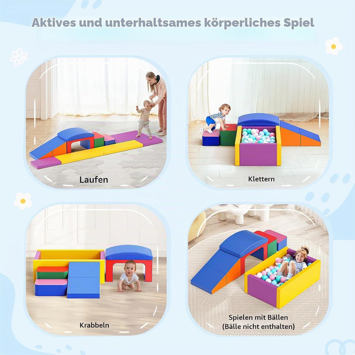 Kinder Schaumstoffbausteine, grosse Schaumstoffbausteine, Indoor-Kletterblöcke, Kinderklettergerüste