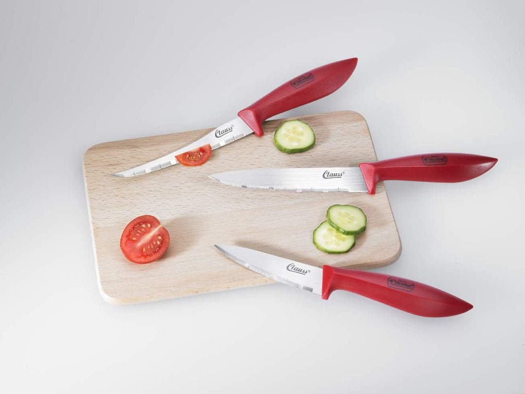 Clauss Messer Set, Grau (Packung mit 2) 14.5x28x27.5 cm (Packung mit 2), 14.5x28x27.5 cm (Packung mi