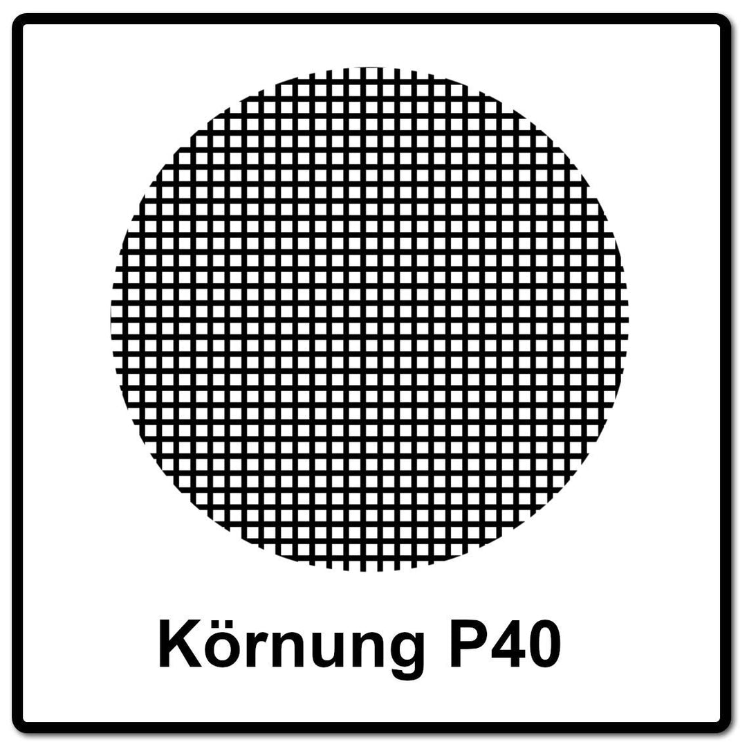Mirka ABRANET ACE HD AH24102540 Schleifscheiben 150 mm P40, 25 Stück
