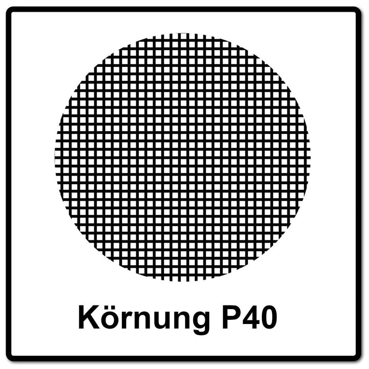Mirka ABRANET ACE HD AH24102540 Schleifscheiben 150 mm P40, 25 Stück
