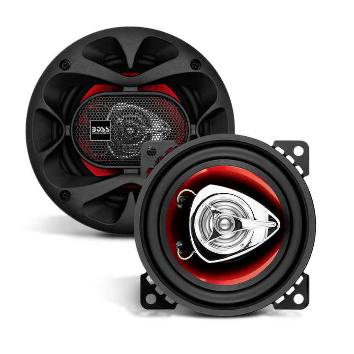 BOSS Audio Chaos Serie Lautsprecher, 2-Wege, 4 Zoll/10 cm, 2 Stück