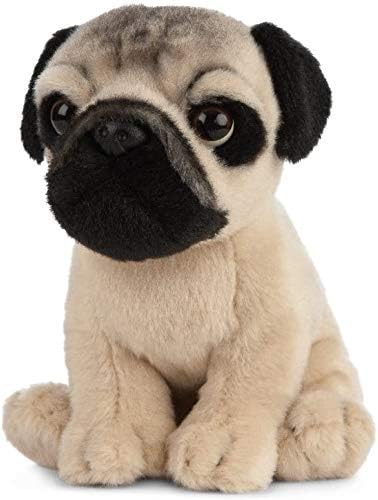 Living Nature AN498 Plüschtier für Hunde und Welpen, Bulldoggen, braun, Bundle Mops Bundle, Mops Bun