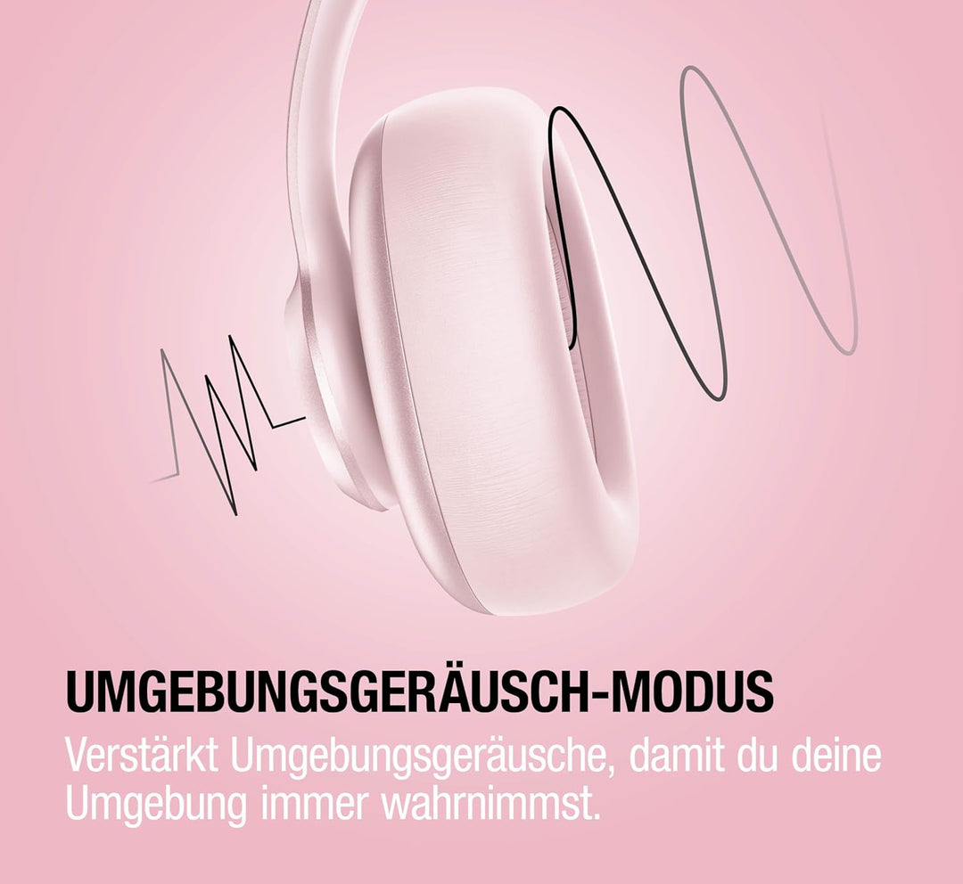 Fresh 'n Rebel Clam Ace 2, ANC-Kopfhörer, Hybrid Active Noise Cancelling, Ambient-Sound-Modus, Multi