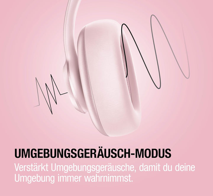 Fresh 'n Rebel Clam Ace 2, ANC-Kopfhörer, Hybrid Active Noise Cancelling, Ambient-Sound-Modus, Multi