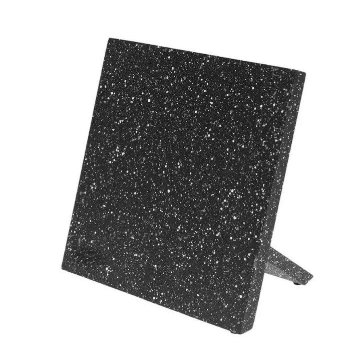 Magnetischer Messerblock| Messermagnetblock aus schwarzem Marmorimitat, Magnetischer Messer Halterun