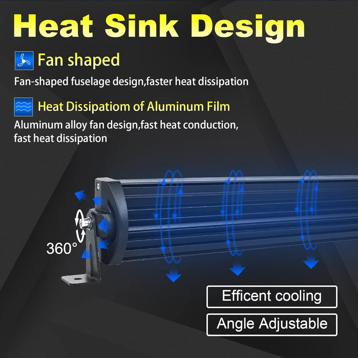 Willpower 52 Zoll 132CM 675W Led Arbeitsscheinwerfer Bar Led Scheinwerfer 12V 24V Wasserdicht Flutli