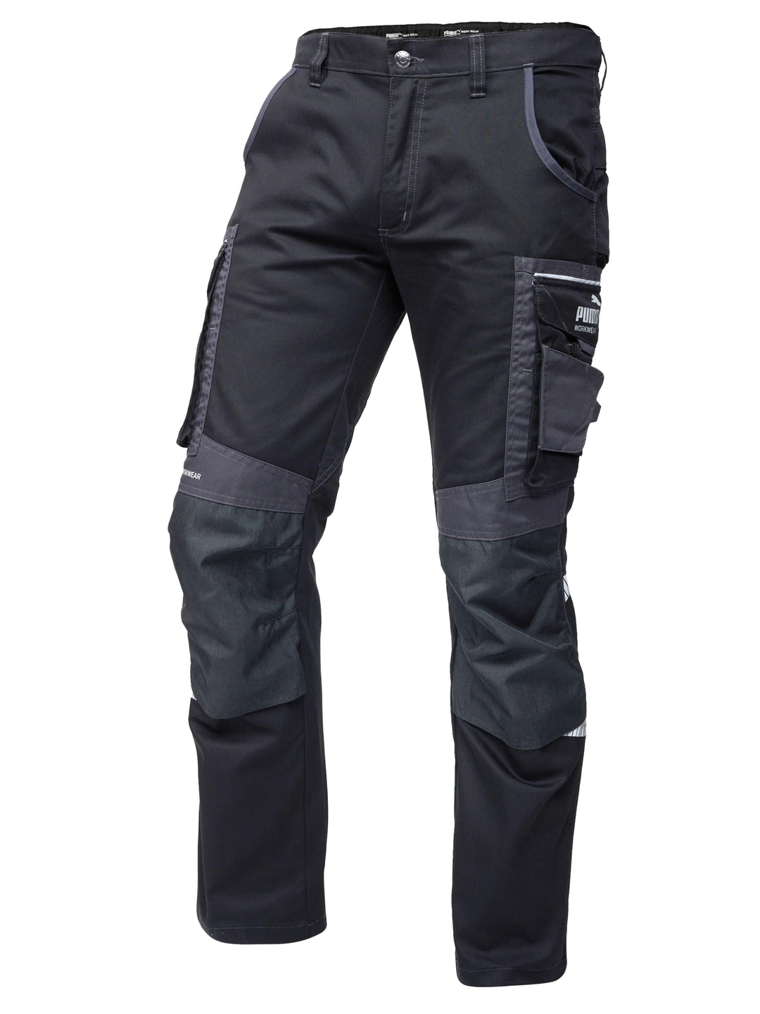 PUMA Workwear Precision X Arbeitshose für Herren - Premium Bundhose mit vielen Taschen und verstärkt